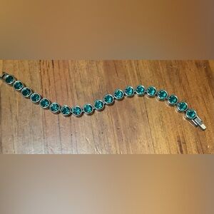 Swarovski Touchstone Crystal Ice Bracelet - Green
